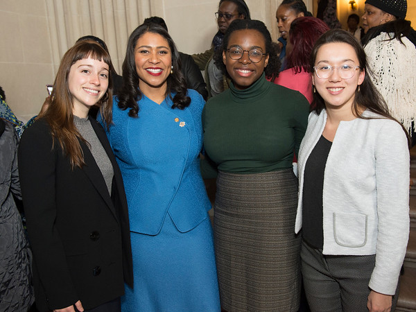 Mayor Breed with women