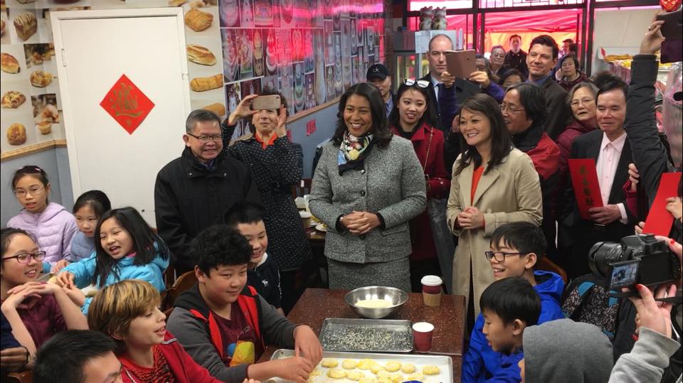 Mayor London Breed celebrating Lunar New Year