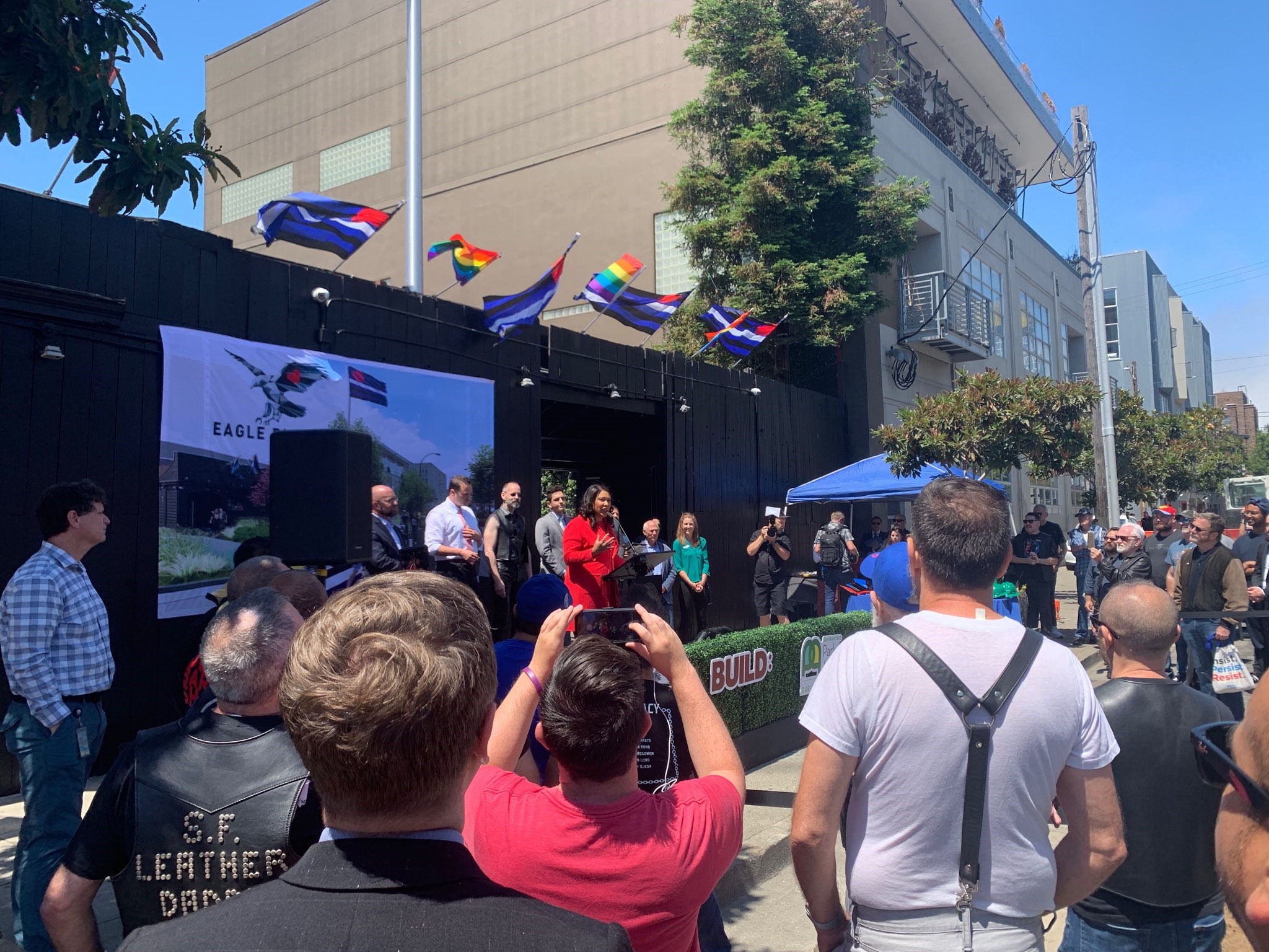 Groundbreaking of Eagle Plaza