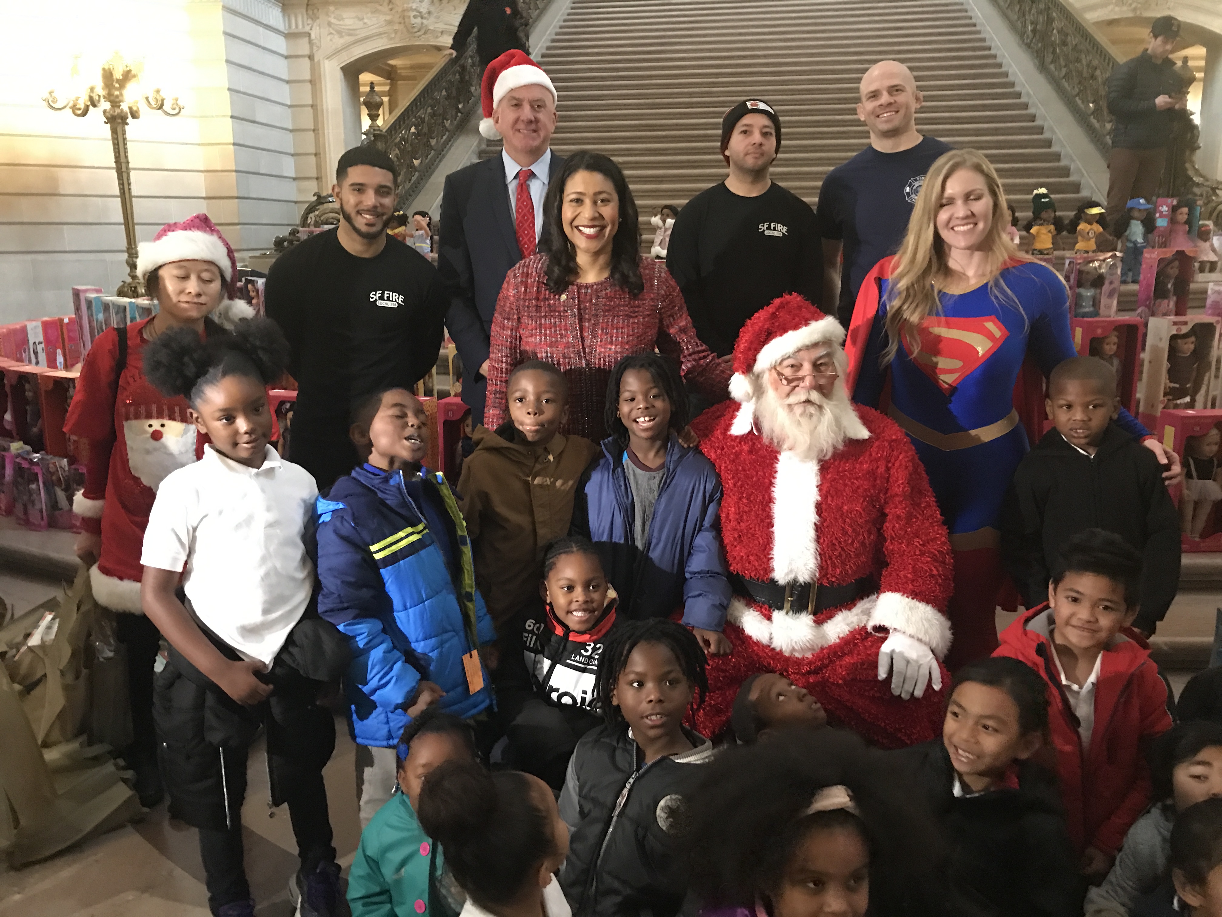 Mayor London Breed at the Annual Book & Toy Festival