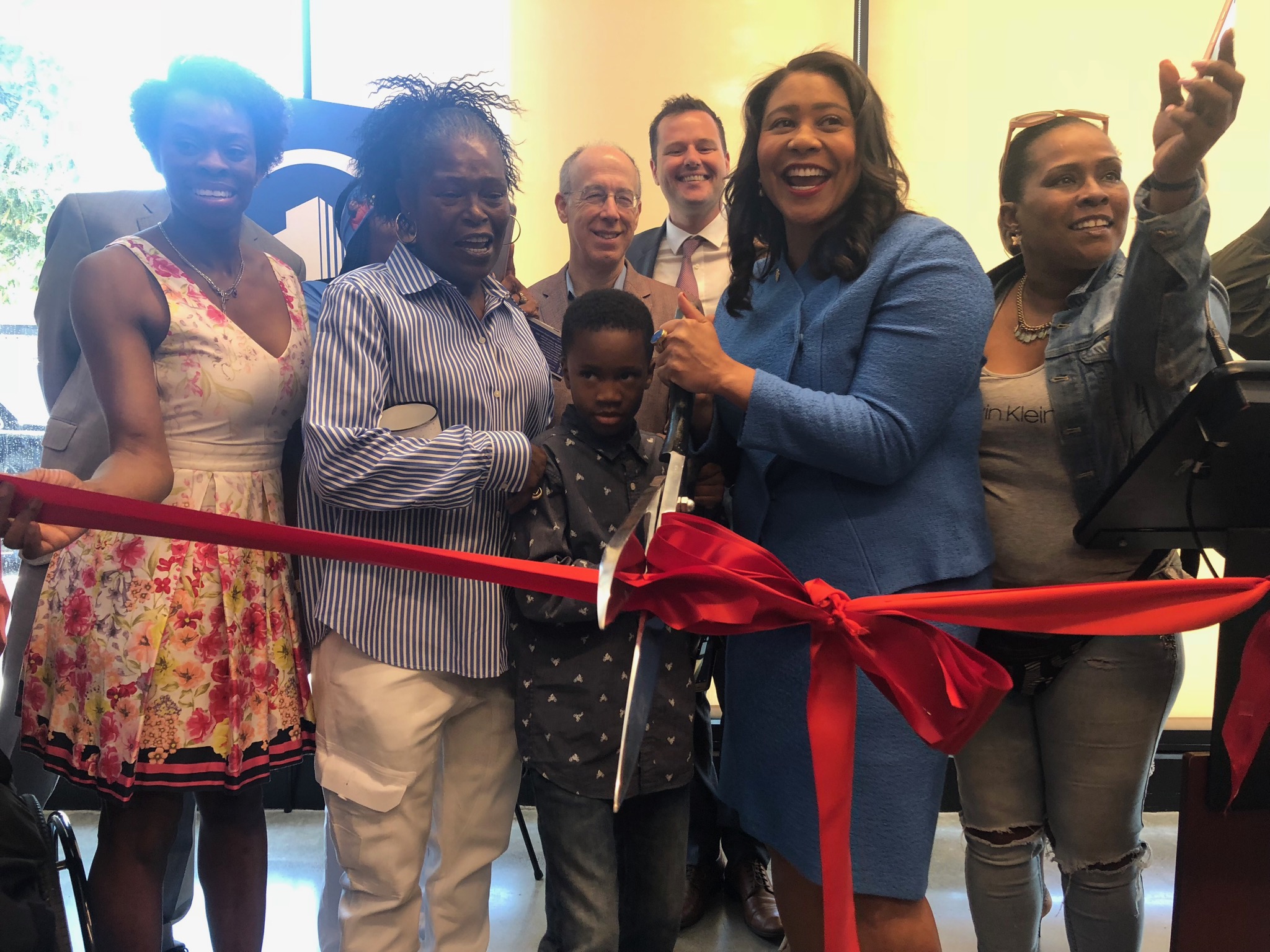 Mayor Breed at grand opening of 626 Family Housing