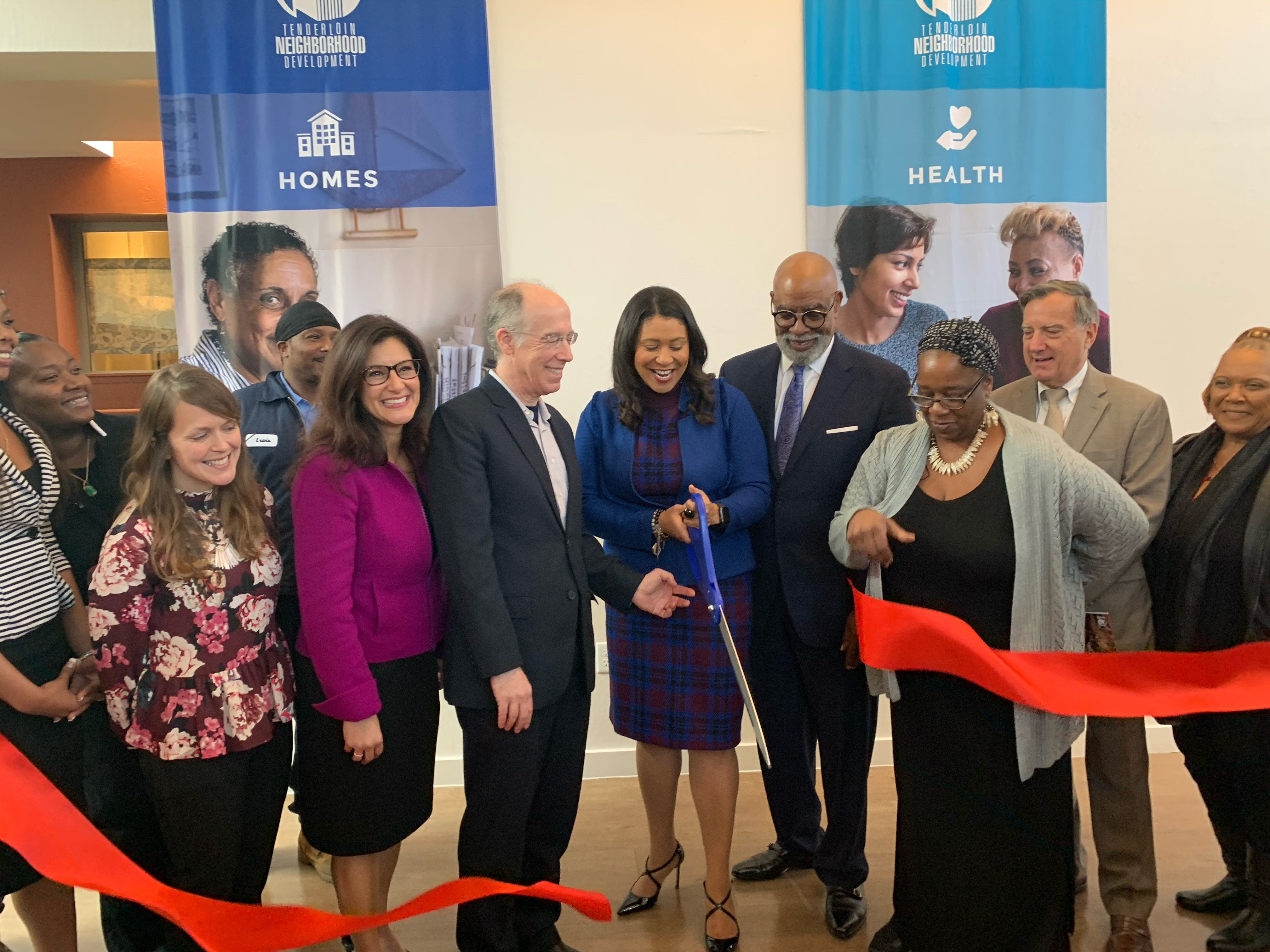 Mayor Breed at Ribbon Cutting for Rosa Parks Apartments