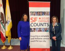 Mayor Breed and Speaker Nancy Pelosi at Census 2020 event